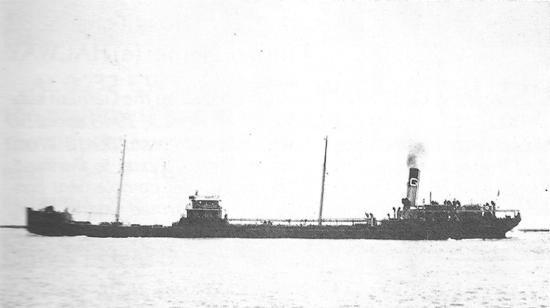 Gulfoil (American Steam tanker) - <b>Ships</b> hit by German U-<b>boats</b> ...