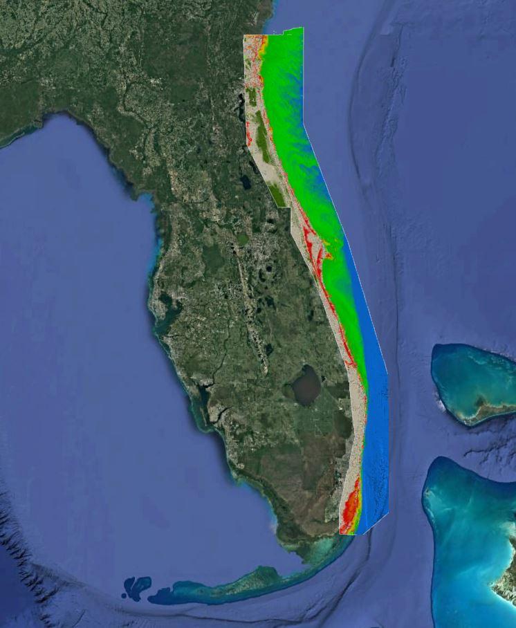 3D <b>Florida East Coast Beach Reefs</b> – StrikeLines <b>Fishing</b> Charts